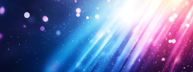 Fototapeta premium blue, pink, and purple; radiant light emanating from the image's core