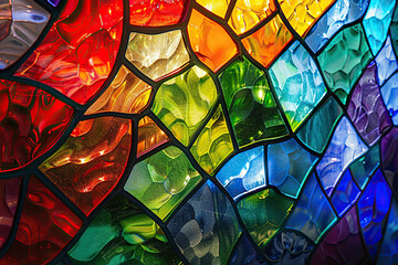 Generative ai on theme of beautiful texture broken glass for design natural abstract background