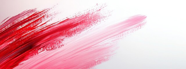 left - white with red streaks, right - red with white streaks