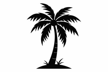 Palm Tree Vector Silhouette, Palm Tree SVG