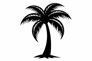 Palm Tree Vector Silhouette, Palm Tree SVG