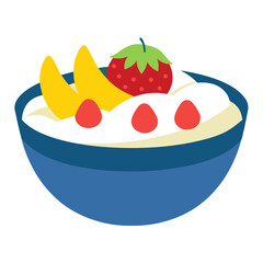 yogurt-in-a-clear-bowl-with-colorful-fruits