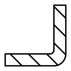 Construction Tape.line icon