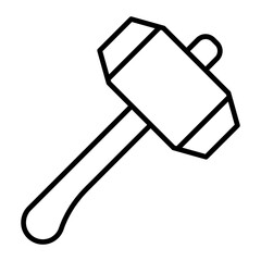 Sledgehammer.line icon