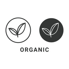 organic icon vector