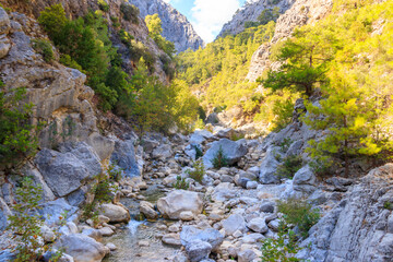 View of Goynuk canyon in Antalya province, Turkey