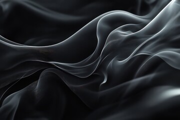 Obraz premium Abstract black background with smoke and dark gray colors.