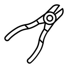 Wire Cutter.line icon