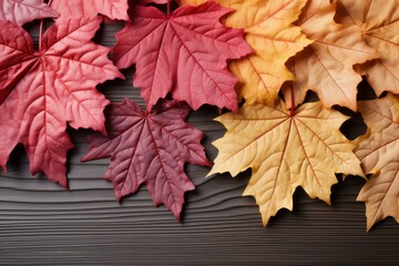 Autumn serenity  a background of vibrant leaves, soft light, and radiant gold hues