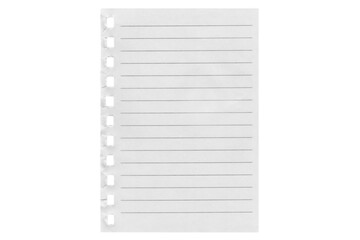 a isolated sheet of paper