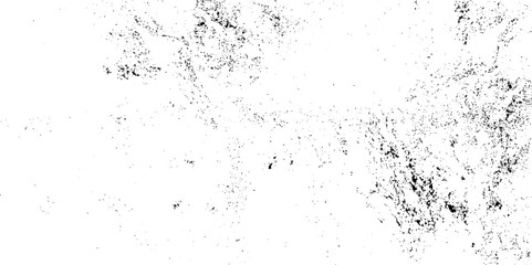 Grunge Texture, Retro Black Dust and White Background with Scratched Grain Effect - Illustration