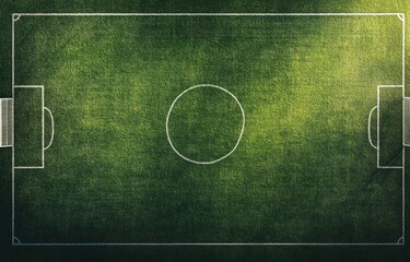 Image of Football Playground, Soccer Field, Goalpost, Stadium View, High-Resolution Image, HD Photography, Sports Venue, Soccer Stadium, Green Field, Goal Area, Grass Pitch, Professional Football