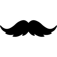 Obraz premium Mustache. Facial Hair Style. Vector Illustration