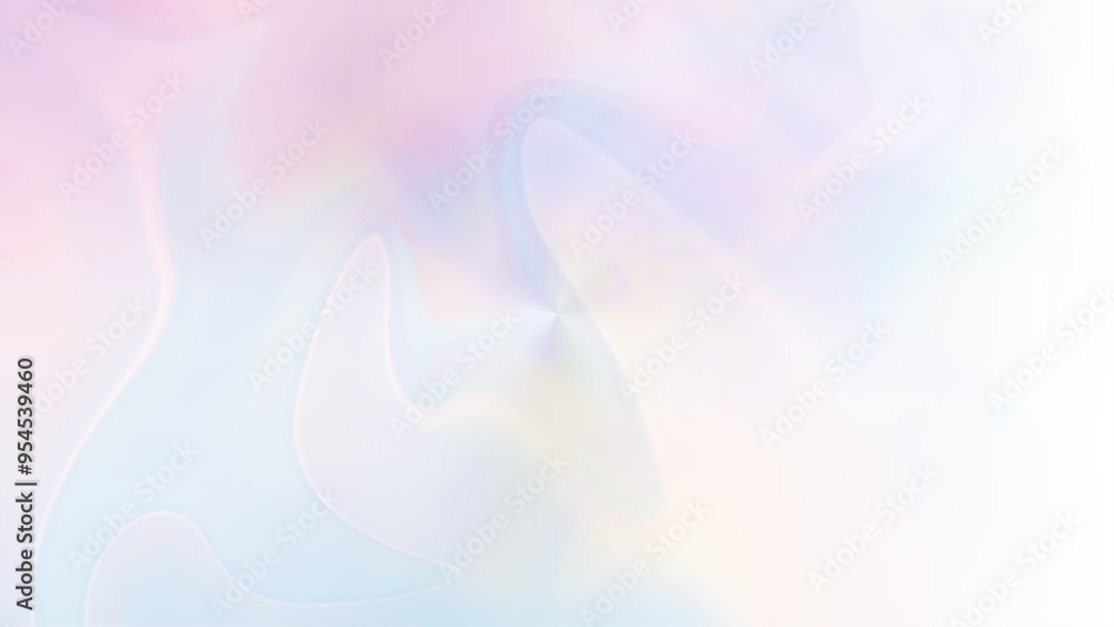 Poster holographic background. pop geometry template. pearlescent texture. blur banner. metalic light. holo