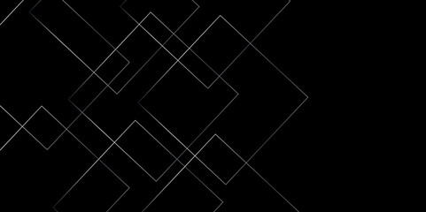  Black and silbar vector futuristic tech glow and shinning line simple modern abstract background. Abstract luxury Silber  geometric random chaotic lines with many squares triangles shape on black bg