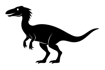 Dinosaur, dinosaur vector silhouette, dinosaur icon
