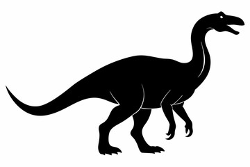 Dinosaur, dinosaur vector silhouette, dinosaur icon
