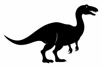 Dinosaur, dinosaur vector silhouette, dinosaur icon
