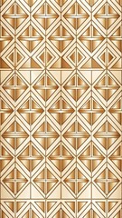 Bronze Geometric Shapes on Ivory Background