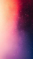 Abstract background with soft, colorful light and glitter.