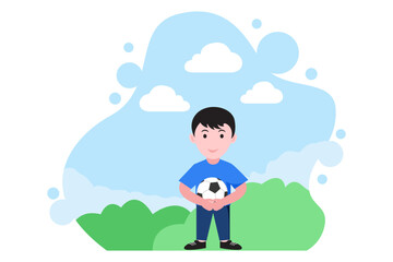 Children's Day Flat Design Illustration