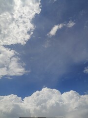 blue sky with clouds