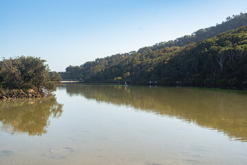 River mouth at Hat Head