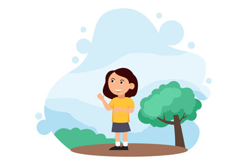 Children's Day Flat Design Illustration