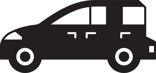 Minivan icon Illustration