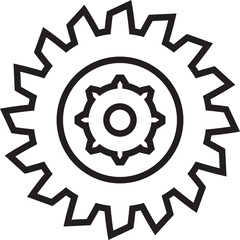 Gear and Cogwheel Icon