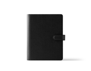 notebook day planner isolated on white background mockup