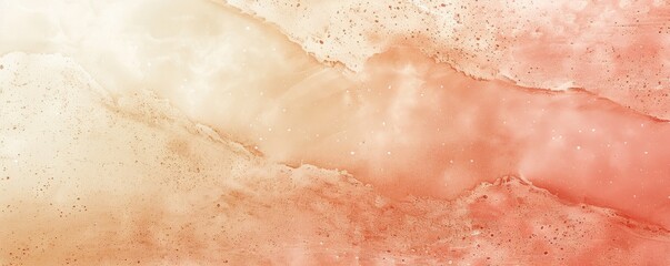 Subtle grainy gradient with coral and beige, 4K hyperrealistic photo