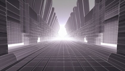 Abstract 3D Business Background