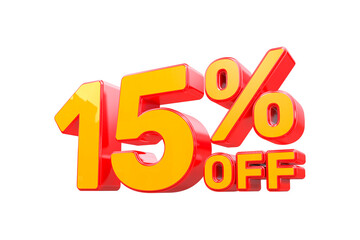 15% OFF 3d rendering with no background