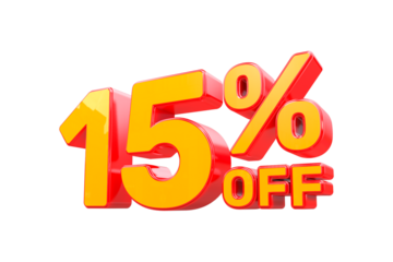 15% OFF 3d rendering with no background