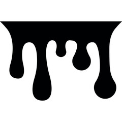 Liquid Paint Flow. Vector Illustration