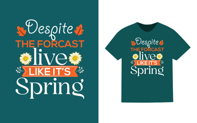 spring t shirt design