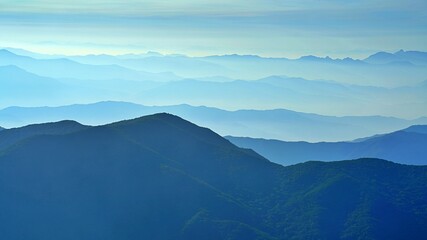 Beautiful scenery of Deogyusan Mountain in Korea
