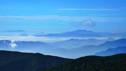 Beautiful scenery of Deogyusan Mountain in Korea