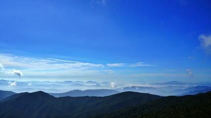Beautiful scenery of Deogyusan Mountain in Korea