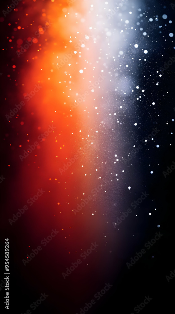 Poster abstract colorful background with bokeh effect and sparkling glitter.