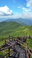 Fototapeta premium Beautiful scenery of Deogyusan in Korea
