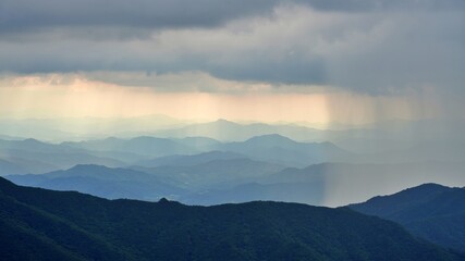 Beautiful scenery of Deogyusan in Korea