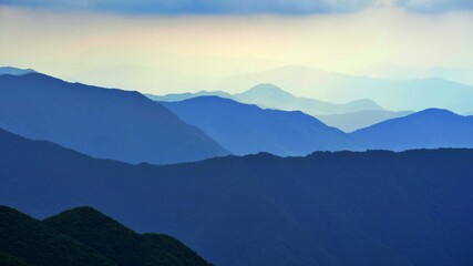 Beautiful scenery of Deogyusan in Korea