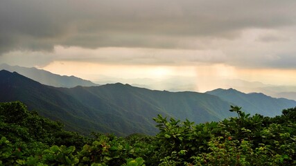 Fototapeta premium Beautiful scenery of Deogyusan in Korea