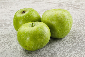 Sweet and juicy green apple