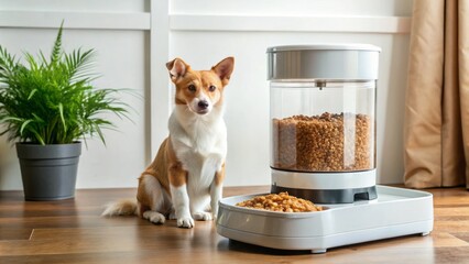 Our automatic pet food dispenser is designed for optimal nutrition. Choose from various serving options to tailor your