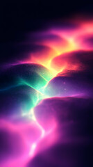 Fototapeta premium Abstract colorful light streaks with a glowing effect.