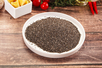 Vegan cuisine - Chia seeds for cooking