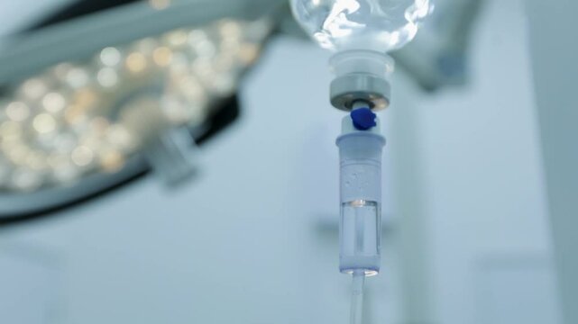 iv drip in hospital